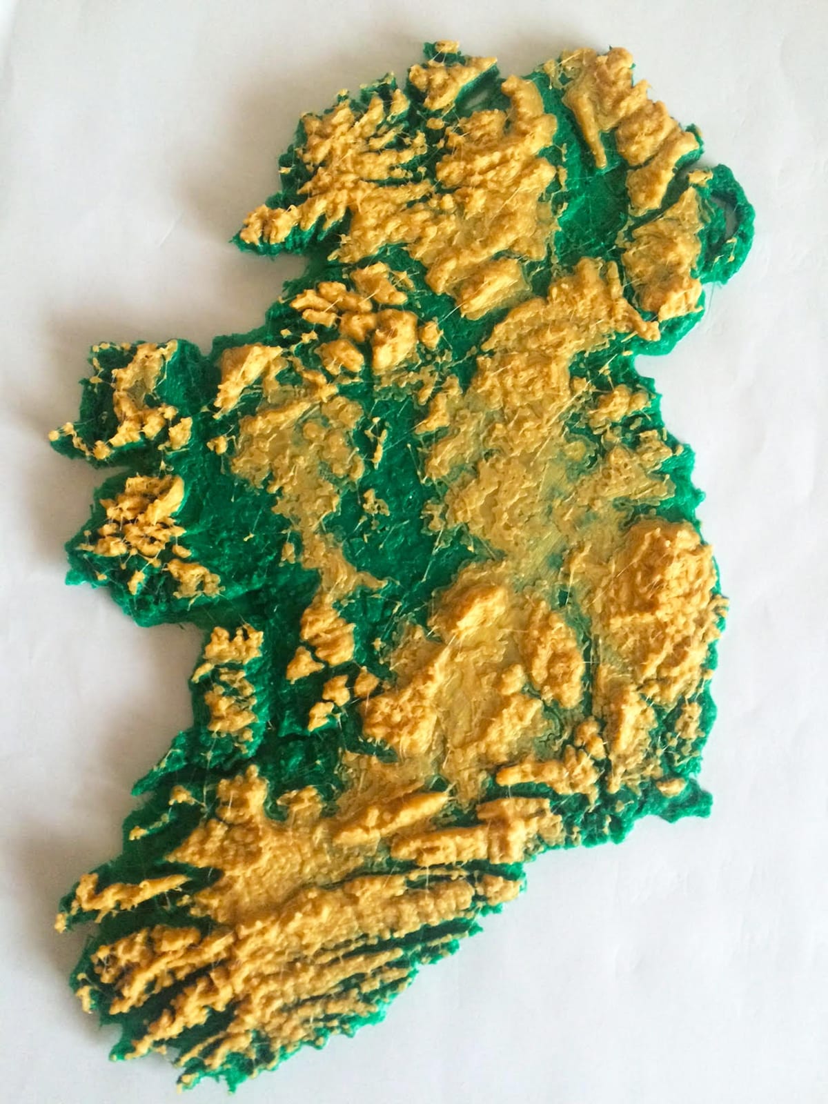 mapa 3d mapa irska