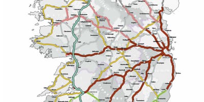 Plánovač trasy Aa irsko mapa