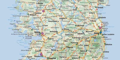 Mapa blackrock irsko