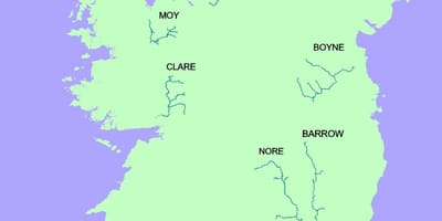 Mapa blackwater river irsko