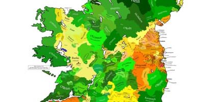 Mapa klan mapa irska