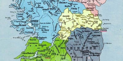 Mapa megalitické irsko 