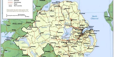 Mapa n ireland