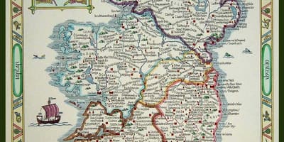 Mapa středověké irsko